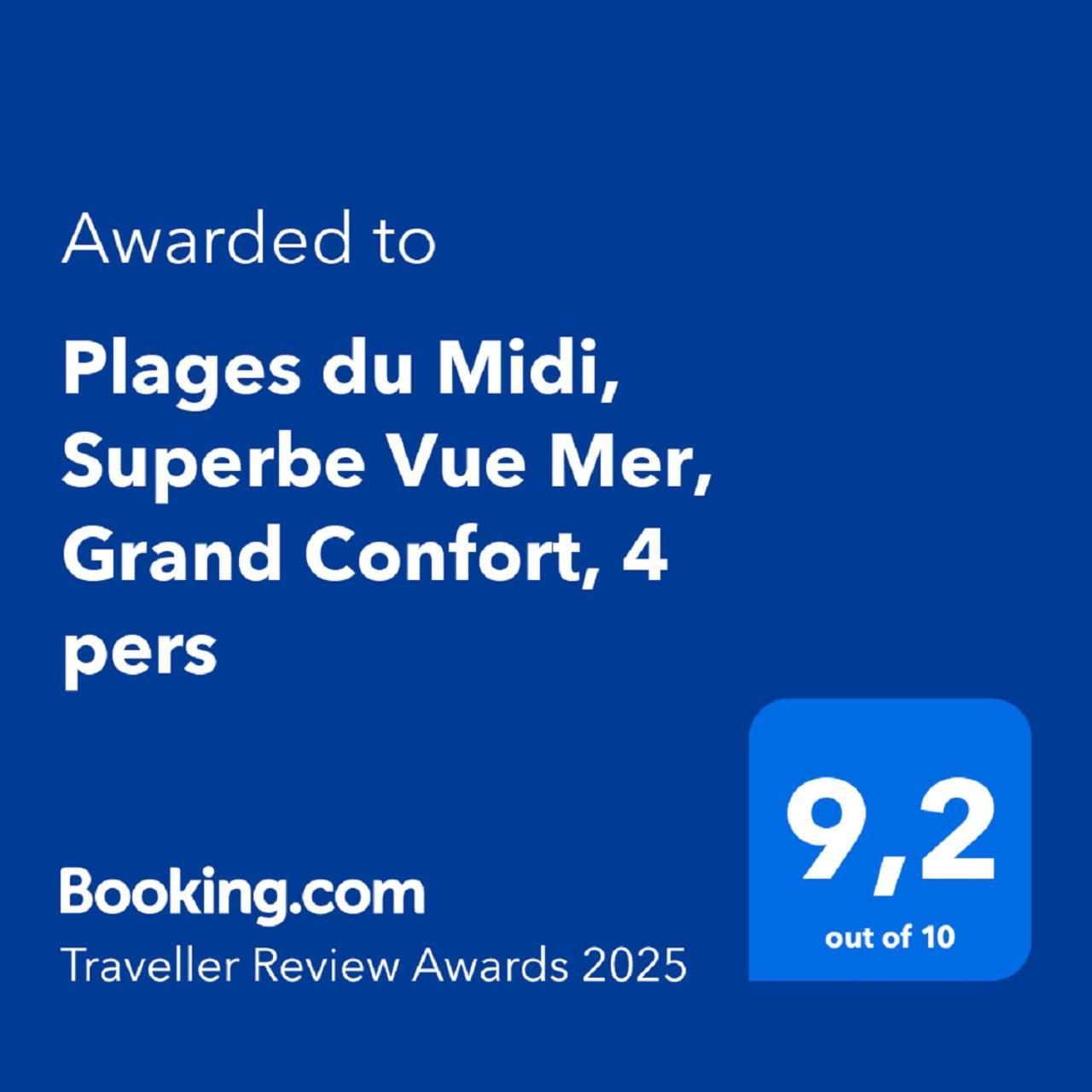 Appartamento Plages Du Midi, Superbe Vue Mer, Grand Confort, 4 Pers *